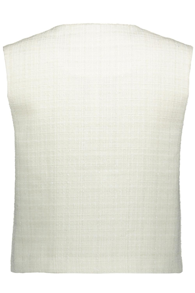 VMNATASHA SL BOUCLE VEST EXP 10337619 SNOW WHITE